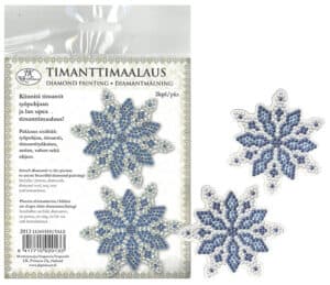 Timanttimaalaus lumihiutale | säästötalo latvala