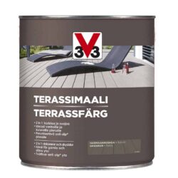 V33 terassimaali harmaanruskea 2,5l V33 terassimaali harmaanruskea 2,5l