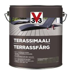 V33 terassimaali harmaanruskea 5l V33 terassimaali harmaanruskea 5l