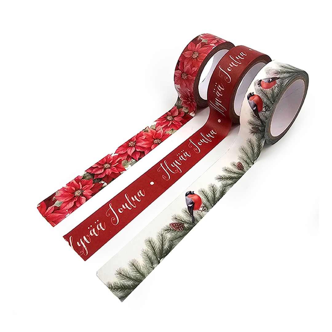 WASHITEIPPI 1,5CM X 5M JOULUAIHE 3RLL