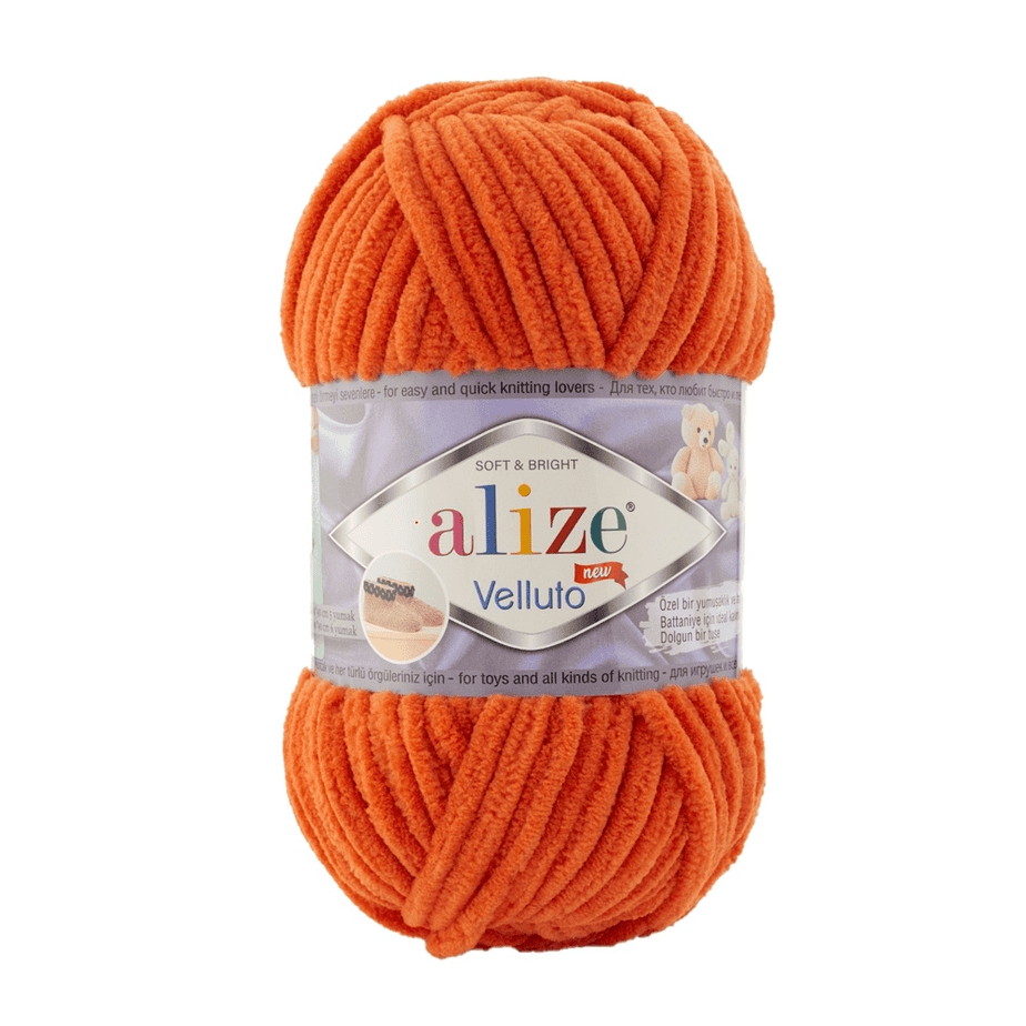 Alize velluto lanka oranssi 100g (006) Alize velluto lanka oranssi 100g (006)