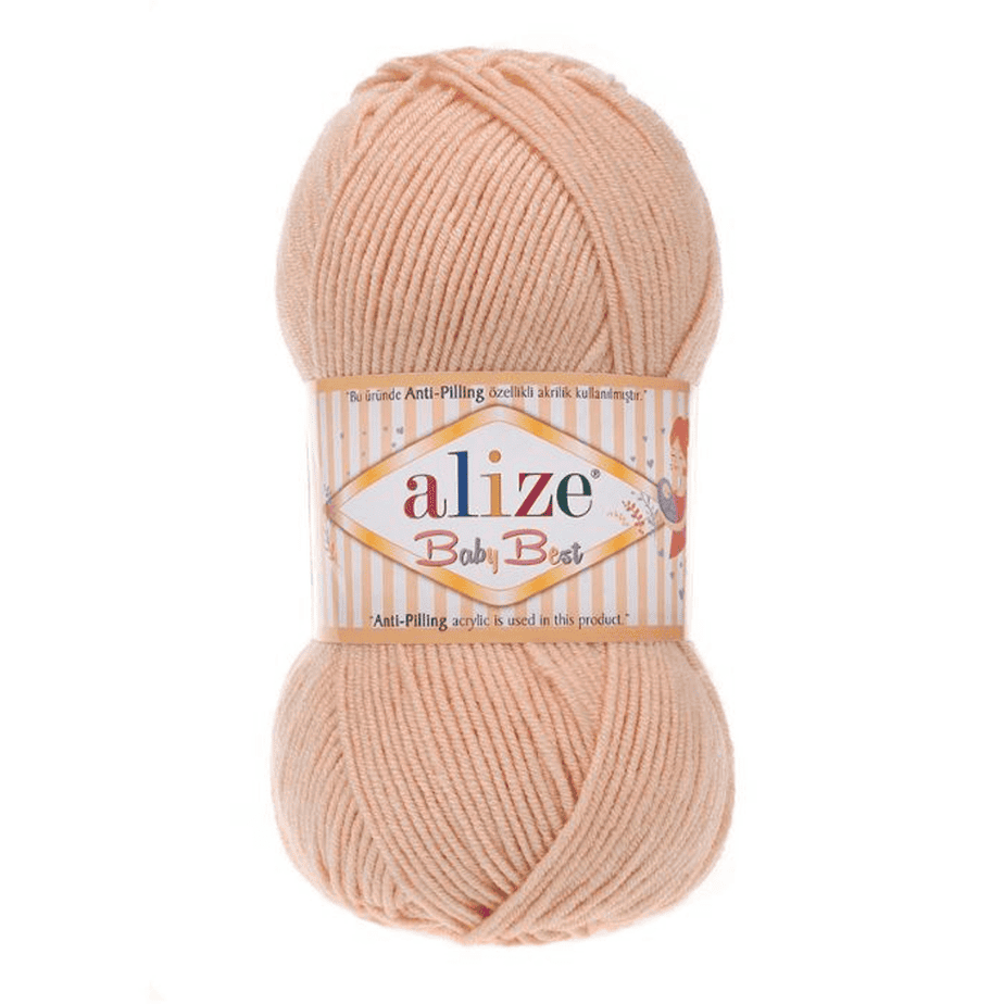 Alize baby best akryylilanka vaalea persikka 100g (382) Alize baby best akryylilanka vaalea persikka 100g (382)