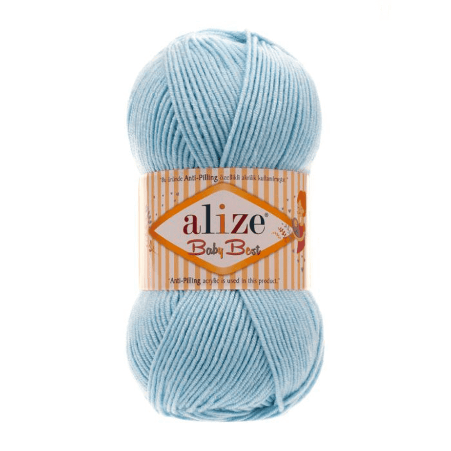 Alize baby best akryylilanka vaaleansininen 100g (40) Alize baby best akryylilanka vaaleansininen 100g (40)