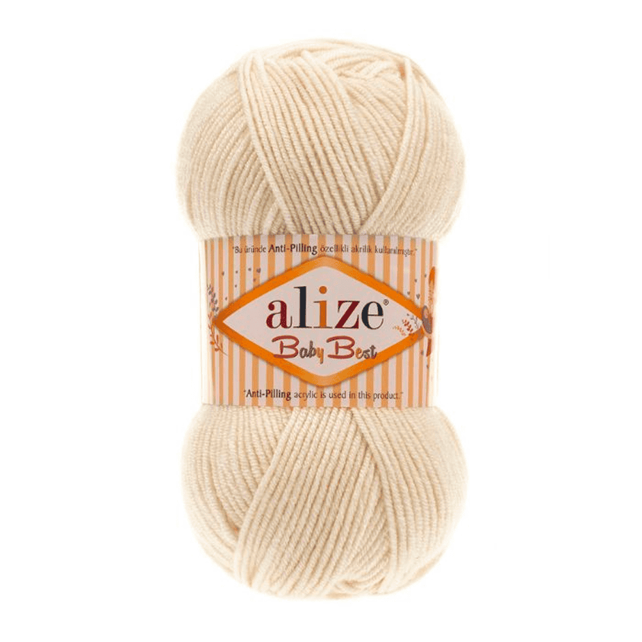 Alize baby best akryylilanka vaalea kerma 100g (62) Alize baby best akryylilanka vaalea kerma 100g (62)