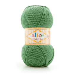 ALIZE BABY BEST AKRYYLILANKA ANTIIKINVIHREÄ 100G (954)