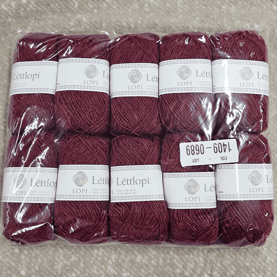 Istex lettlopi 10-pak villalanka 50g (1409) granaattiomena Istex lettlopi 10-pak villalanka 50g (1409) granaattiomena