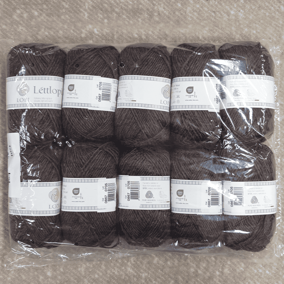 Istex lettlopi 10-pak villalanka suklaanruskea 50g (0867) Istex lettlopi 10-pak villalanka suklaanruskea 50g (0867)