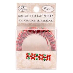 Koristehelmitarrarulla joulutÄhti 90cm Koristehelmitarrarulla joulutÄhti 90cm