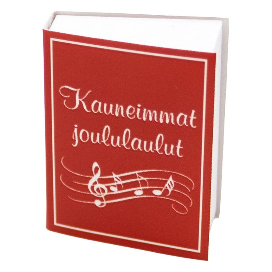 Koristekirja mini joululaulut punainen Koristekirja mini joululaulut punainen