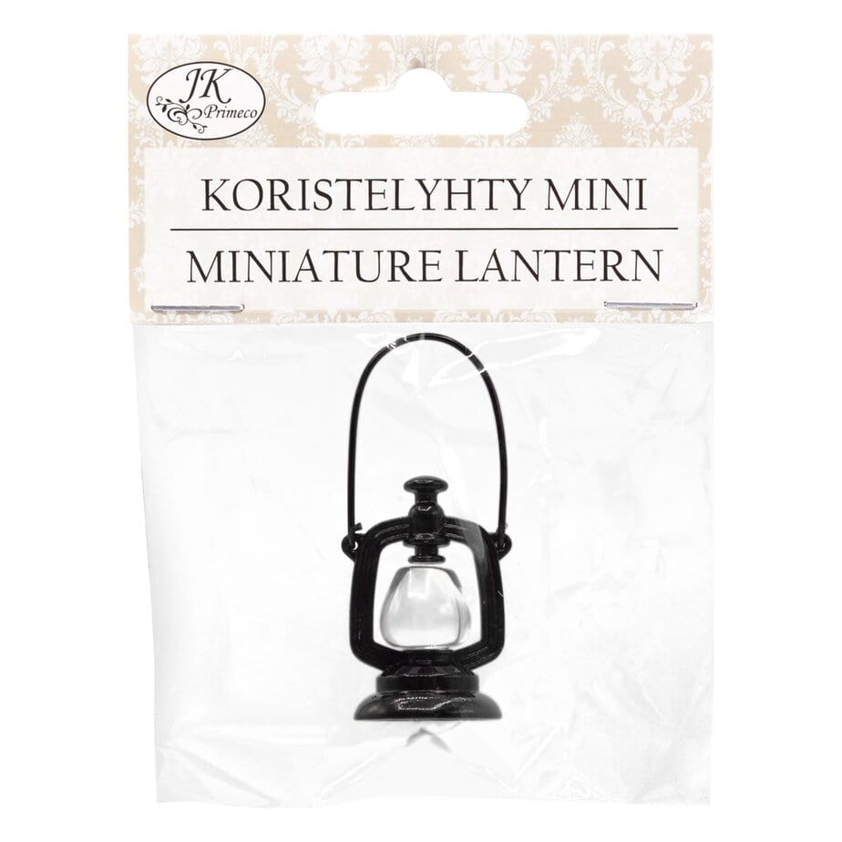 Koristelyhty mini musta 2 Koristelyhty mini musta 2