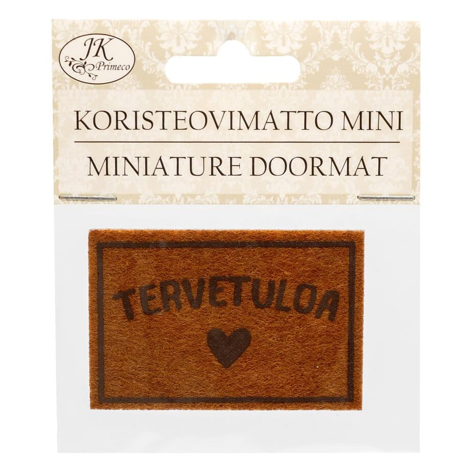 Koristeovimatto mini ruskea Koristeovimatto mini ruskea
