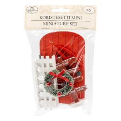 KORISTESETTI MINI OVI, AIDAT JA KYLTTI 6KPL