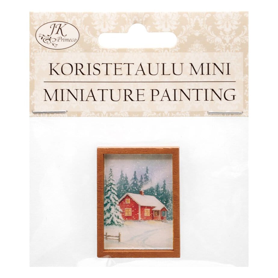 Koristetaulu mini talvimaisema Koristetaulu mini talvimaisema