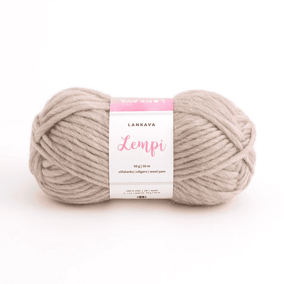Lankava lempi villalanka vaalea beige 50g (107) Lankava lempi villalanka vaalea beige 50g (107)