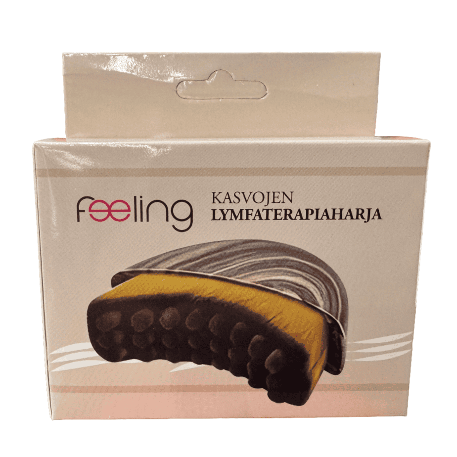 Feeling kasvojen lymfaterapiaharja kotelolla Feeling kasvojen lymfaterapiaharja kotelolla