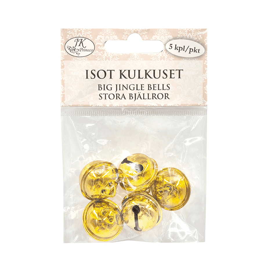 J. K primeco isot kulkuset kulta J. K primeco isot kulkuset kulta