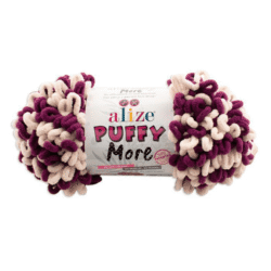 puffy-more-6537-luumu-vaalea-beige_0png ALIZE PUFFY MORE LENKKILANKA LUUMU / VAALEA BEIGE 150g (6537)