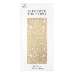 Silkkipaperi havut kulta 5ark Silkkipaperi havut kulta 5ark