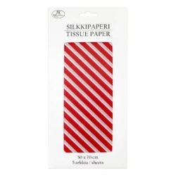 Silkkipaperi punaraita Silkkipaperi punaraita