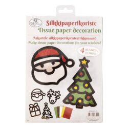 Silkkipaperikoriste joulu 4kpl Silkkipaperikoriste joulu 4kpl